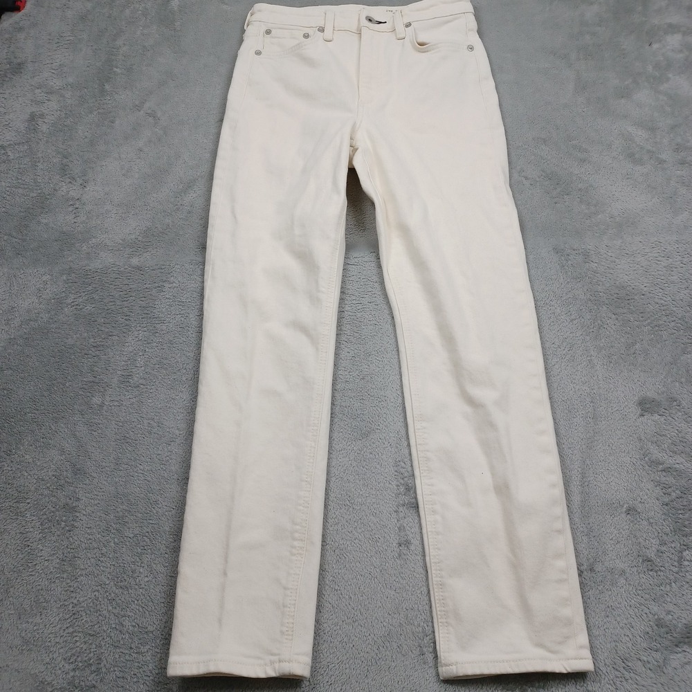 Rag & Bone Jeans Womens 25 Beige Nina High Rise Ankle Cigarette Preppy